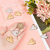 Unicraftale 8Pcs 2 Colors 304 Stainless Steel Pendants STAS-UN0051-44-4