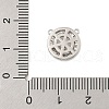 Brass Micro Pave Cubic Zirconia Connector Charms KK-U041-01P-01-3
