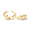 Alloy Open Cuff Rings for Women RJEW-S412-04G-05-3