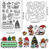 BENECREAT 1 Sheet PVC Plastic Stamps DIY-BC0005-55-2
