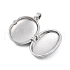 Brass Locket Pendants KK-H206-01P-01-2