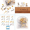 304 Stainless Steel Stud Earring Findings STAS-TA0004-38-11