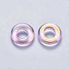 Transparent Spray Painted Glass Beads GLAA-S190-003A-03-2