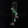 LED Solar Powered Christams Reindeer Wind Chime HJEW-I009-07-6
