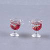 Resin Cup Pendants CRES-S359-10A-3