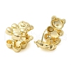Rack Plating Brass Hoop Earrings EJEW-M225-02G-2