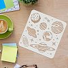 Plastic Reusable Drawing Painting Stencils Templates DIY-WH0172-383-3