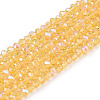 Electroplate Glass Beads Strands EGLA-A044-T1mm-L03-1