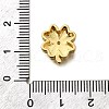 Brass Micro Pave Clear Cubic Zirconia Beads KK-B136-10G-02-3