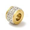 Ion Plating(IP) 304 Stainless Steel European Beads STAS-E184-20B-G-2