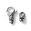 316 Stainless Steel Lobster Claw Clasps Sets STAS-D303-10AS-01-1