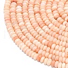 Natural Peach Moonstone Beads Strands G-P575-A34-4x2mm-3
