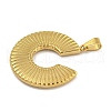 Ion Plating(IP) 304 Stainless Steel Pendants STAS-U024-13G-2