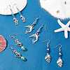 SUNNYCLUE Ocean Fish Pendant Earring DIY Making Kits DIY-SC0017-85-5