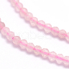 Natural Rose Quartz Beads Strands G-F509-28-2mm-A-3