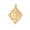 304 Stainless Steel Pendants STAS-C121-31G-1