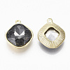 Golden Plated Alloy Pendants PALLOY-N154-03A-2