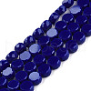 Opaque Solid Color Glass Beads Strands GLAA-N052-05B-A01-1