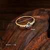 925 Sterling Silver Micro Pave Cubic Zirconia Finger Rings for Women PV7544-3-2