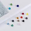 Opaque Solid Color Glass Beads EGLA-X0006-02A-4mm-4