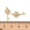 Brass Cubic Zirconia Pendants KK-K349-21-4