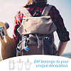 Olycraft DIY Keychain Making Kits DIY-OC0001-54-6