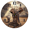 MDF Printed Wall Clock HJEW-WH0058-031-1