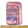 40Pcs 4 Styles Plastic Laser Packaging Yin-yang Zip Lock Bags OPP-FS0001-01-10