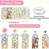 DIY Colorful Acrylic Round Beaded Stretch Bracelets FIND-YW0005-91-2