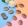 Brass Locket Pendants ECF133-2R-5