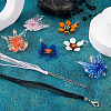 Kissitty DIY Flower and Butterfly Necklace Making Kit DIY-KS0001-34-14