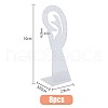 Ear Shape Transparent Acrylic Earring Display Stands EDIS-WH0022-05B-2