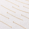 Brass Flat Head Pins KK-BC0004-01-0.7x45-6