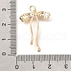 Brass Micro Pave Cubic Zirconia Pendants KK-V008-13G-01-3