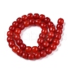 Dyed Natural White Jade Beads Strands G-T138-S15-2