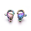 Ion Plating(IP) 304 Stainless Steel Lobster Claw Clasps STAS-E475-02D-1