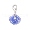 Shell Shape Resin Pendant Decorations HJEW-JM03245-4