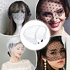 Polyester Mesh Veil Hair Bands OHAR-WH0021-63A-6