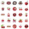 50Pcs Cartoon Cherry Paper Stickers STIC-C012-15-4