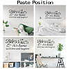 PVC Quotes Wall Sticker DIY-WH0200-065-3