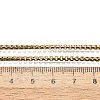 Ion Plating(IP) Adjustable 304 Stainless Steel Slider Necklaces NJEW-L156-002B-G-2
