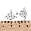 304 Stainless Steel Pendants STAS-Q303-21P-3