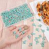 SUNNYCLUE 100Pcs Plastic Imitation Turquoise Beads KY-SC0002-18B-3