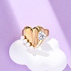 304 Stainless Steel Adjustable Cuff Rings for Women RJEW-B126-03G-2