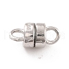 Anti-Tarnish Rhodium Plated 925 Sterling Silver Magnetic Clasps STER-A001-01P-1