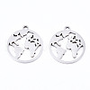 Non-Tarnish 201 Stainless Steel Pendants X-STAS-T044-196P-2