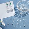 Unicraftale 20pcs 304 Stainless Steel Ball Stud Earring Post FIND-UN0001-12-3