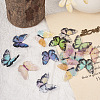  14Pcs 7 Colors Transparent Resin Pendants RESI-TA0001-94-5