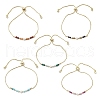 Brass Chain Bracelet BJEW-JB11700-2