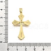 Brass Micro Pave Cubic Zirconia Pendants KK-Z100-28G-3